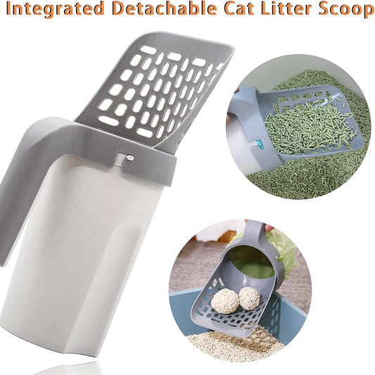 Cat Litter Shovel Scoop with Refill Bag - TBPETS 