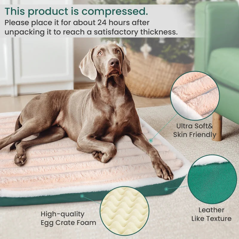 Dog Bed with Zipper Remolvable Mattress - TBPETS 